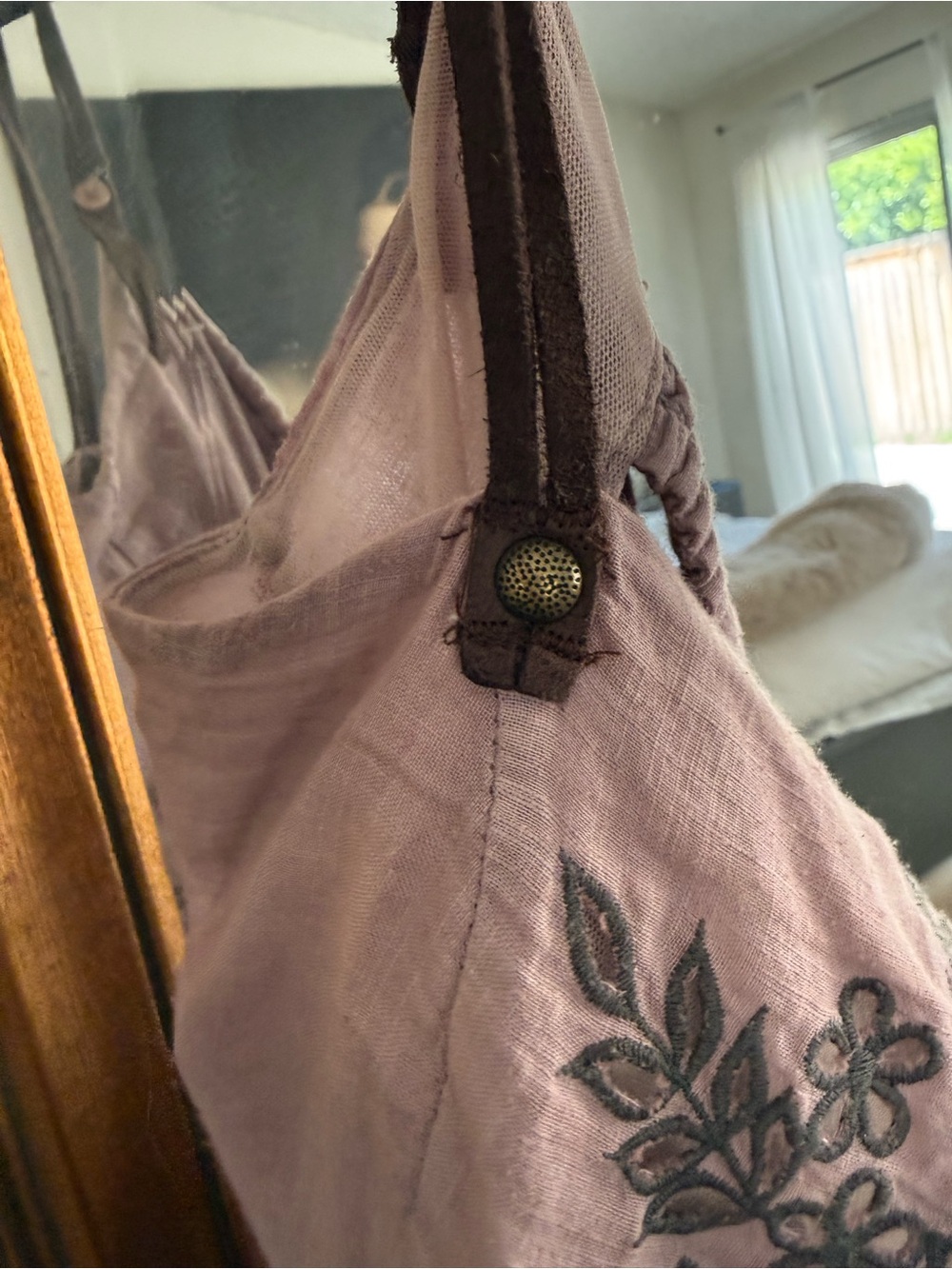 Free People Lavender Knit Top with Zipper Detail - Picture 3 of 4